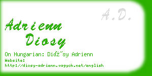 adrienn diosy business card